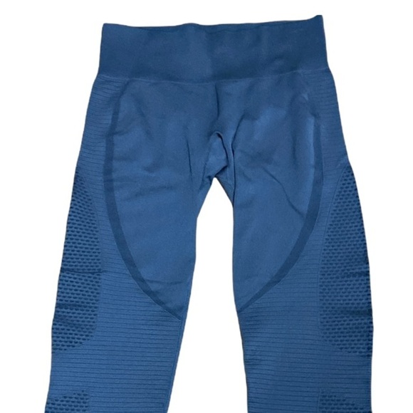 Zyia Activewear New/other Leggings Gray Seamless Perforated Womens Size Medium - Picture 2 of 11